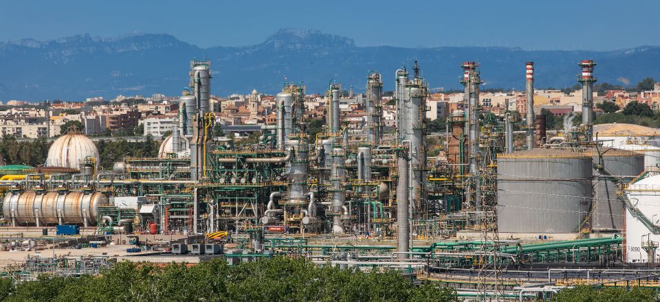 Vista del complejo industrial de Tarragona