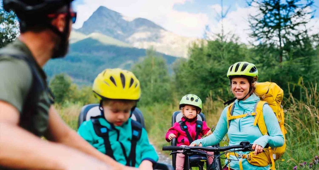 Family bike excursion
